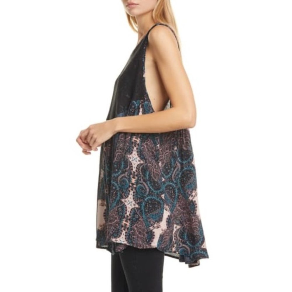 Free People “Count Me In” Boho Trapeze Top - Picture 2 of 7